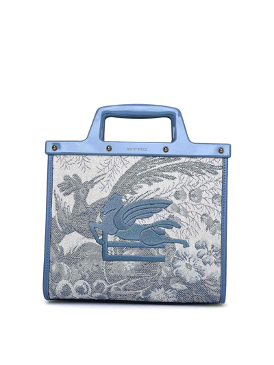 ETRO BOLSA BANDOLERA - AZUL CLARO