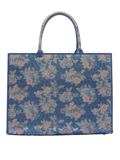 Furla Opportunity Shopping Bag In Blue