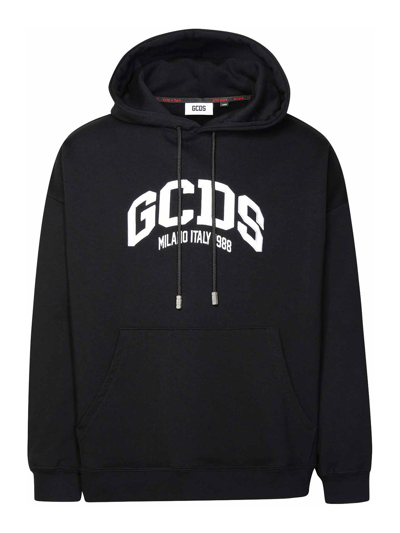 Gcds Hooded Sweatshirt In Black