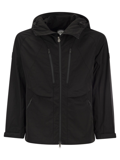 COLMAR COLMAR ONE COLOUR HOODED JACKET IN TAFFETA