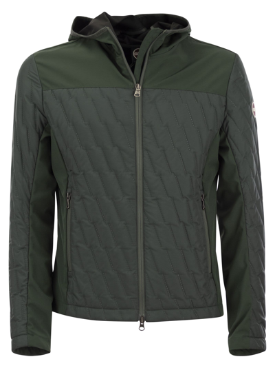 Colmar Padded Jacket With Ultrasonic Seams In Olive Green