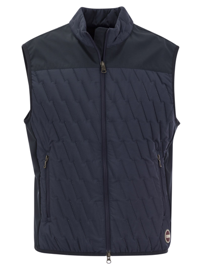 COLMAR COLMAR QUILTED WAISTCOAT WITH SOFTSHELL INSERTS