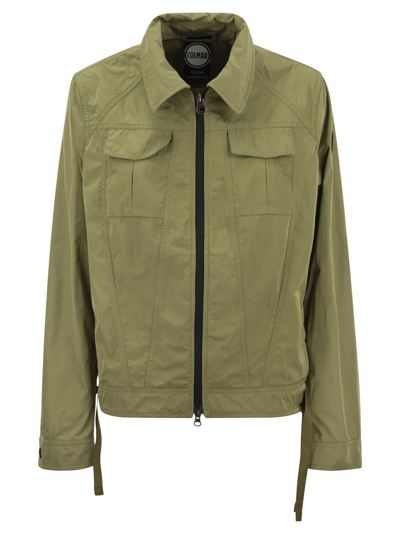 Colmar Short Taffeta Jacket In Olive Green