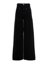 Isabel Marant Lemony Wide-leg Jeans In Black