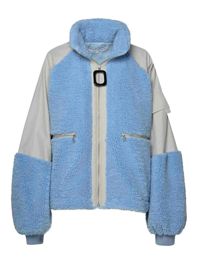 Jw Anderson Track Jacket In Light Blue