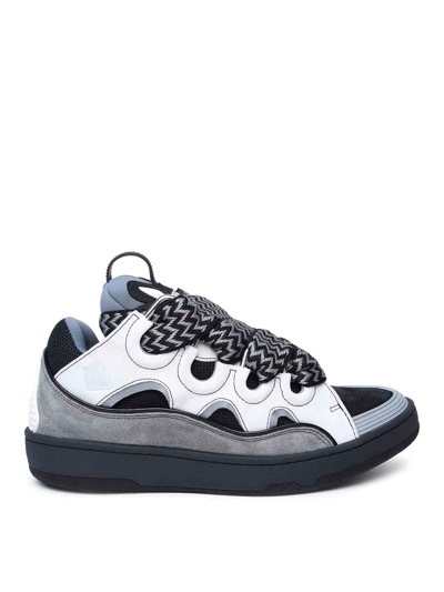 Lanvin Curb Sneaker In Grey