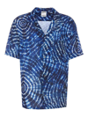 MARCELO BURLON COUNTY OF MILAN AOP SOUNDWAVES HAWAII SHIRT