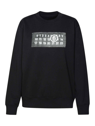 MM6 MAISON MARGIELA SUDADERA - NEGRO