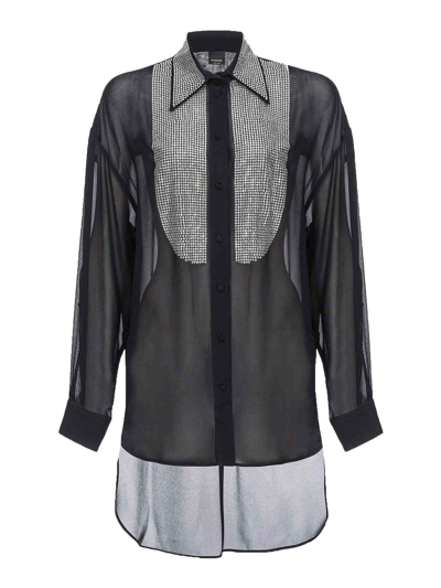 PINKO CAMISA - NEGRO