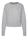 Stella Mccartney Grey Wool Blend Sweater In Grey
