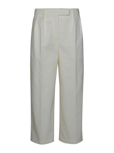 Thom Browne Woman White Cotton Pants