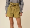 Frnch Natural Dahlia Shorts In Khaki Clair In Multi