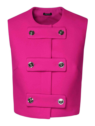 Versace Woman Gilet In Multicolor