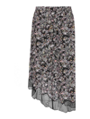 Zadig & Voltaire Zadig&voltaire Black Multicolour Silk Skirt In Black