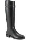 Easy Spirit Aubrey Womens Leather Tall Knee-high Boots In Black