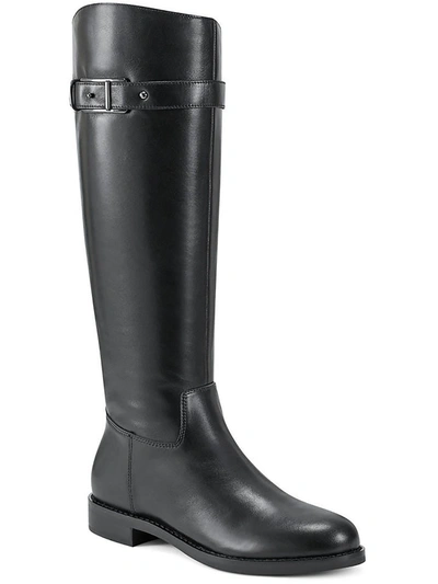Easy Spirit Aubrey Womens Leather Tall Knee-high Boots In Black