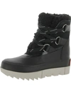 Sorel Joan Of Arctic Next Womens Leather Faux Fur Lined Combat & Lace-up Boots In Multi