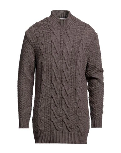 Filippo De Laurentiis Man Turtleneck Dove Grey Size 48 Merino Wool