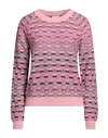Barrie Woman Sweater Pink Size S Cashmere, Lambswool