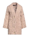 Massimo Sabbadin Woman Cardigan Blush Size S Wool In Pink