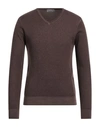 Privati Man Sweater Brown Size S Merino Wool