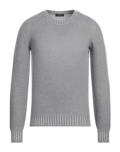 Arovescio Man Sweater Light Grey Size 46 Merino Wool, Cashmere