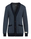 Afterlabel After/label Man Cardigan Navy Blue Size M Virgin Wool, Acrylic