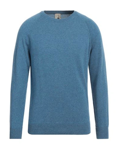 H953 Man Sweater Pastel Blue Size 42 Cashmere