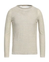 Nuur Man Sweater Beige Size 36 Linen