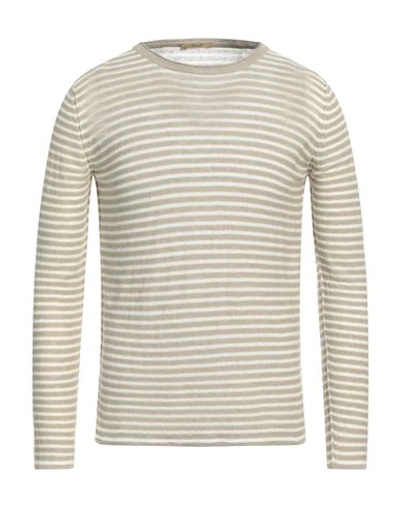 Nuur Man Sweater Beige Size 36 Linen
