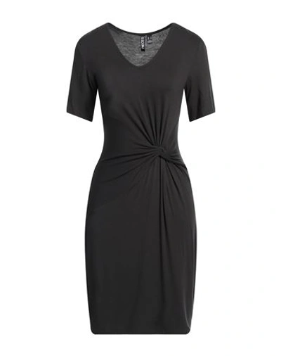 Pieces Woman Mini Dress Black Size S Ecovero Viscose, Elastane