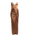 Actualee Woman Maxi Dress Rust Size 6 Polyester In Red