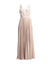 Elisabetta Franchi Woman Maxi Dress Gold Size 10 Polyamide In Gold