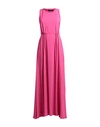Federica Tosi Woman Maxi Dress Magenta Size 8 Silk, Acetate In Magenta