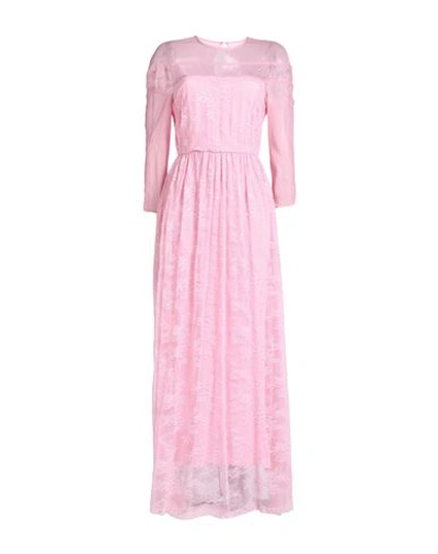 Ermanno Firenze Woman Maxi Dress Pink Size 8 Polyamide