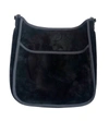 Ahdorned Women's Velvet Crossbody (no Strap) In Black In Grey