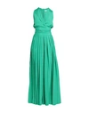 Simona Corsellini Woman Jumpsuit Green Size 4 Acetate, Silk In Green