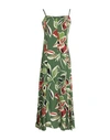 SOPHIE AND LUCIE SOPHIE AND LUCIE WOMAN MIDI DRESS GREEN SIZE 8 VISCOSE