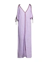 Pitusa Woman Maxi Dress Light Purple Size Onesize Cotton, Polyester