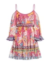 Gai Mattiolo Woman Mini Dress Garnet Size 12 Polyester, Rayon, Lycra In Red