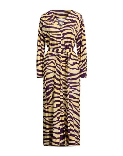 Roseanna Leopard-print Maxi Dress In Yellow