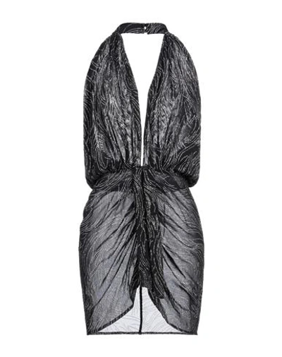 Nineminutes Woman Mini Dress Black Size 4 Polyamide, Polyester