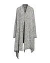 Un-namable Woman Overcoat Grey Size 8 Cotton In Grey