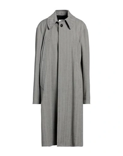 Mm6 Maison Margiela Woman Coat Black Size 4 Polyester, Viscose, Elastane In Gray