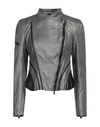 Richmond Woman Jacket Grey Size 6 Cotton, Elastane In Grey