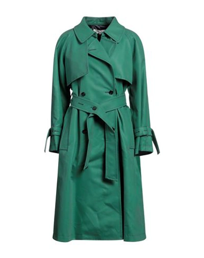 Golden Goose Woman Overcoat Green Size S Polyester