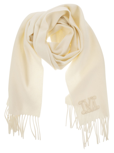 Max Mara Wsdalia - Cashmere Scarf In White