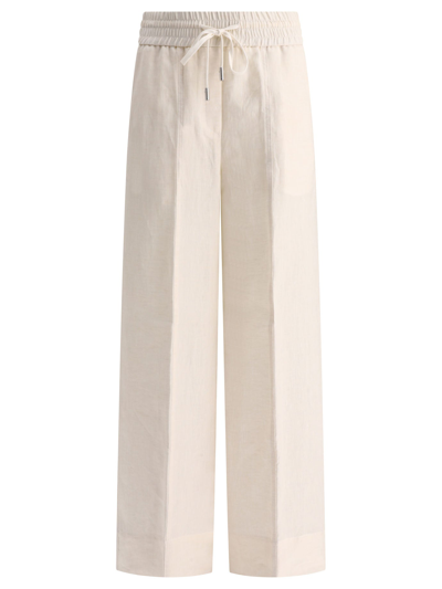 PESERICO PESERICO WIDE LINEN TROUSERS
