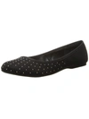 WILD PAIR MORTON WOMENS FAUX SUEDE STUDDED FLATS