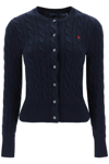 Polo Ralph Lauren Cotton Cable Long Sleeve Cardigan Blue